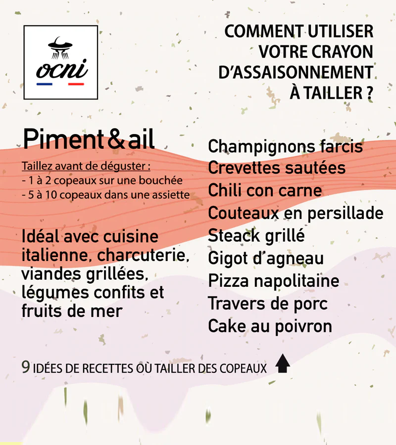 Kit découverte d’assaisonnement en crayons à tailler - Image 9