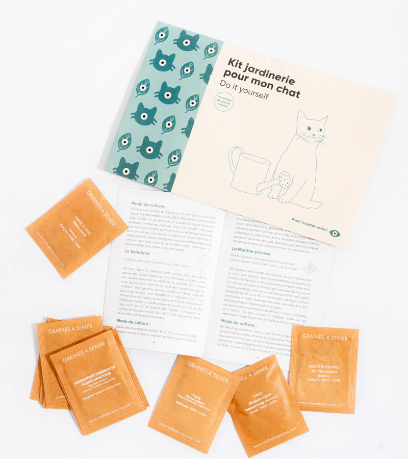 Coffret de graines à jardiner pour chat - Image 3