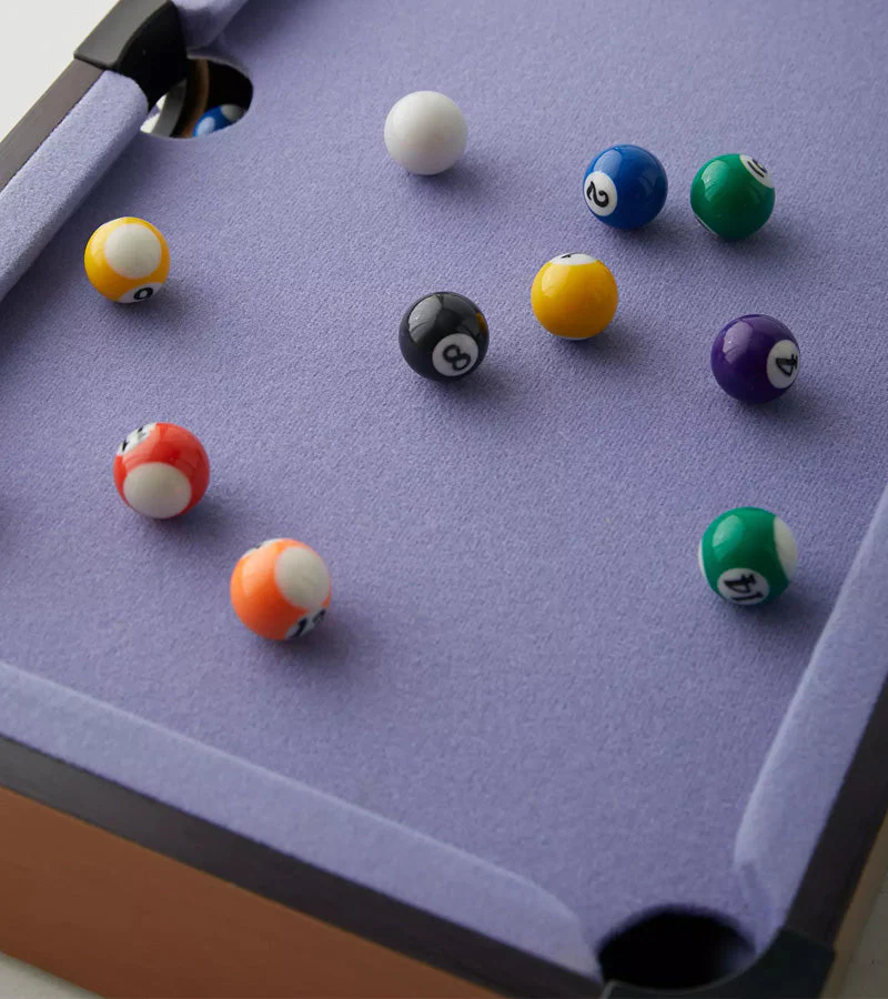 Mini billard de table lilas - Image 4