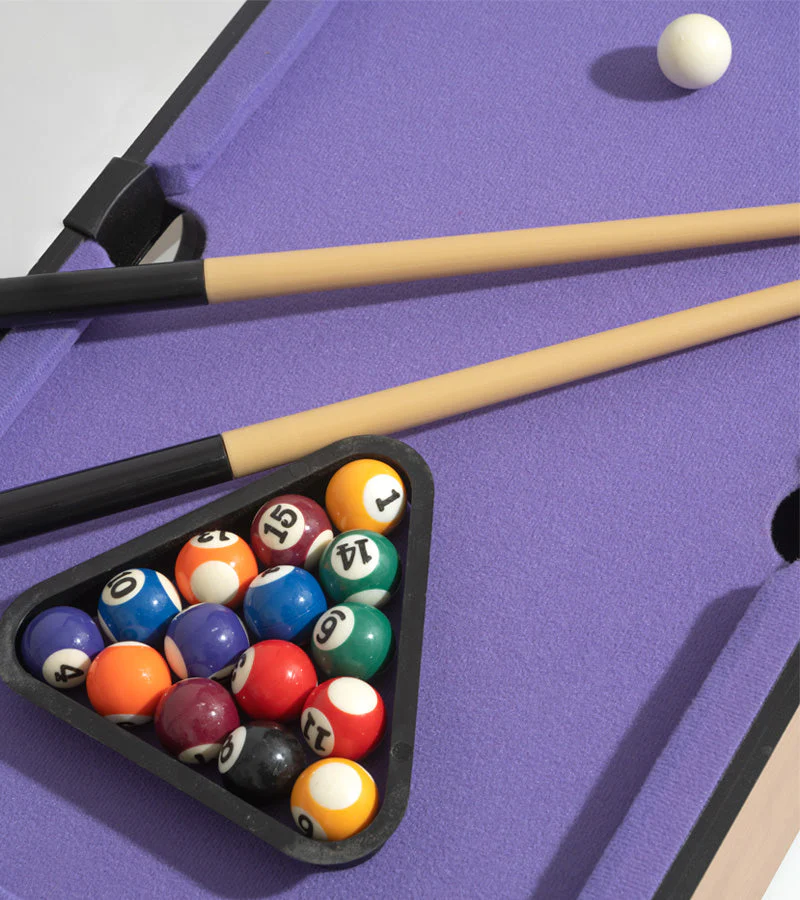 Mini billard de table lilas - Image 5