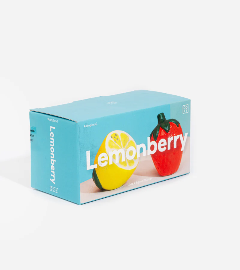 Salière et poivrière citron et fraise - Image 4