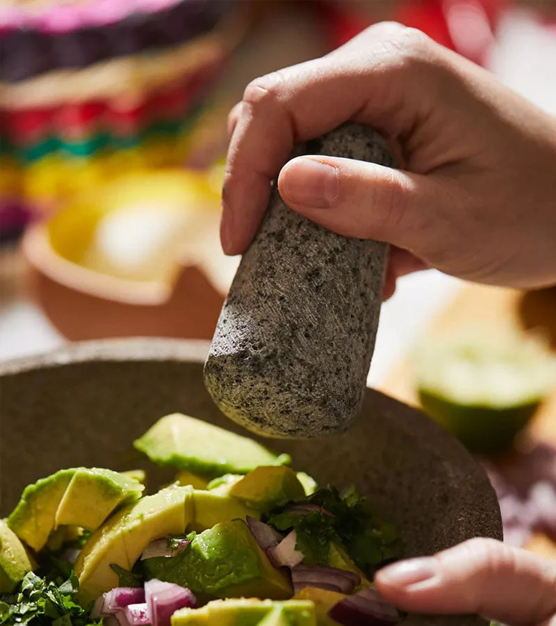 Set mortier, pilon et panier pour tortilla - Image 4