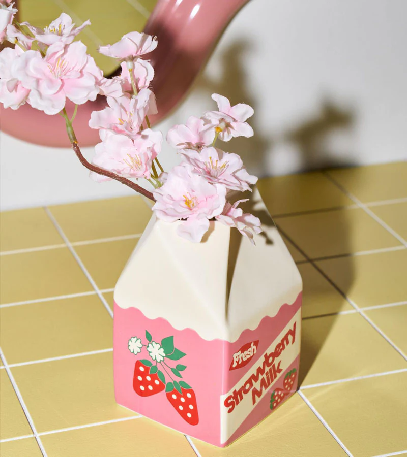 Vase brique de lait à la fraise - Image 4